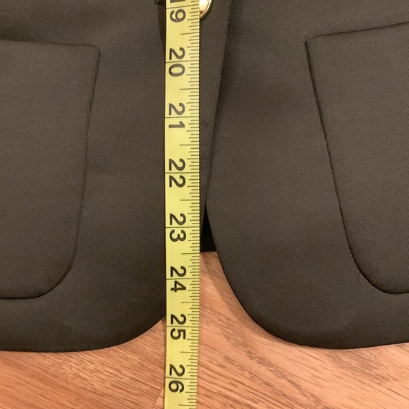 Very Dark Green Satin One Button Blazer - Picture 7 of 11